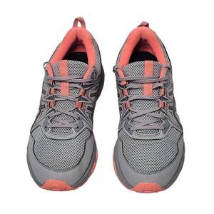 Asics Womens Sneaker Size 9.5 Gel Venture 8 Gray Peach Running Shoes 1012A708